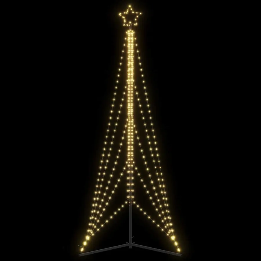 Sapin de Noël à LED 525 LED blanc chaud 302 cm