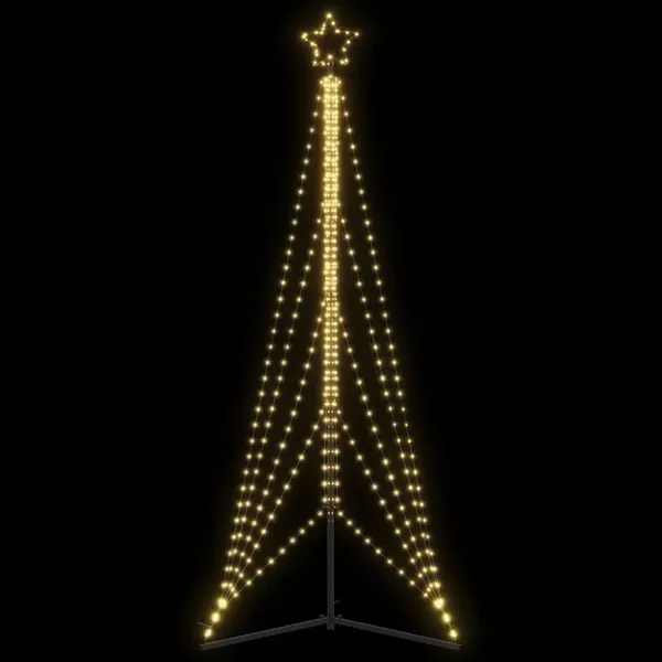 Sapin de Noël à LED 525 LED blanc chaud 302 cm