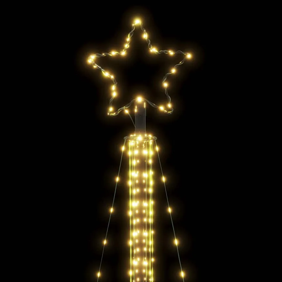 Sapin de Noël à LED 525 LED blanc chaud 302 cm - 10