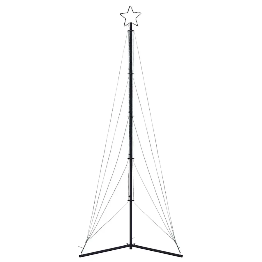 Sapin de Noël à LED 525 LED blanc chaud 302 cm - 5
