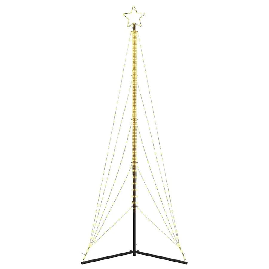 Sapin de Noël à LED 525 LED blanc chaud 302 cm - 6