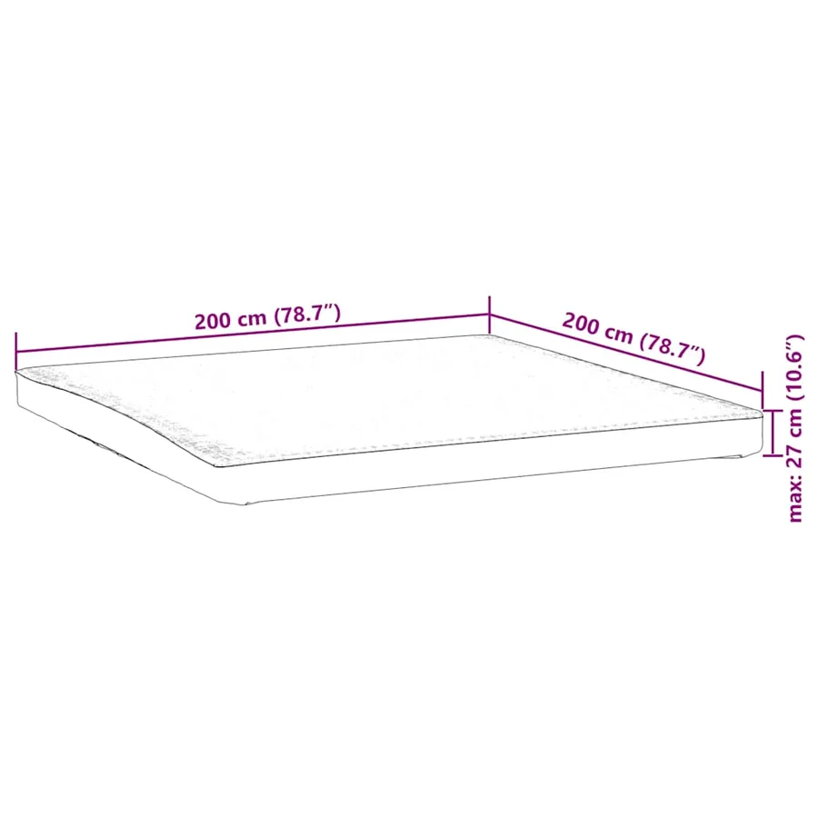 Protège-matelas blanc 200x200 cm imperméable - 7