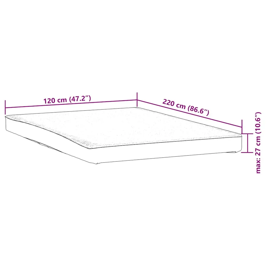 Protège-matelas blanc 120x220 cm imperméable - 6