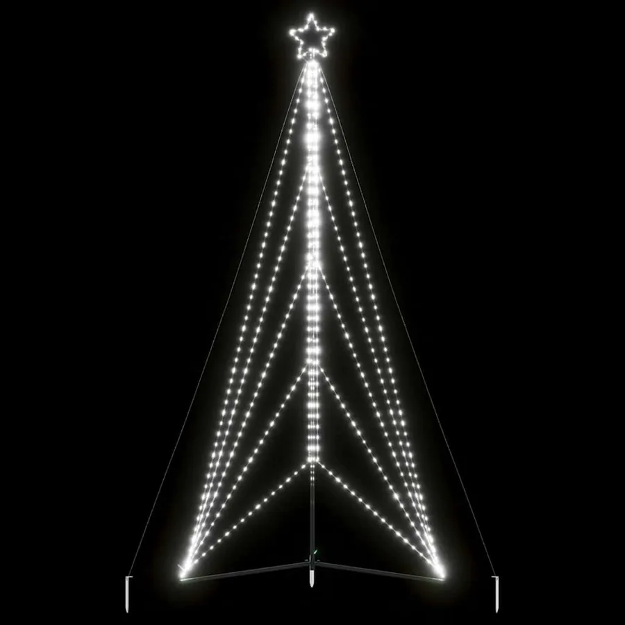 Sapin de Noël à LED 615 LED blanc froid 404,5 cm