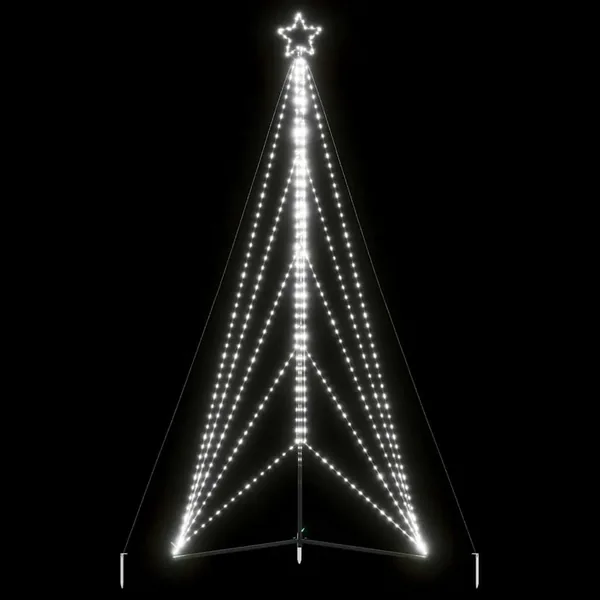 Sapin de Noël à LED 615 LED blanc froid 404,5 cm
