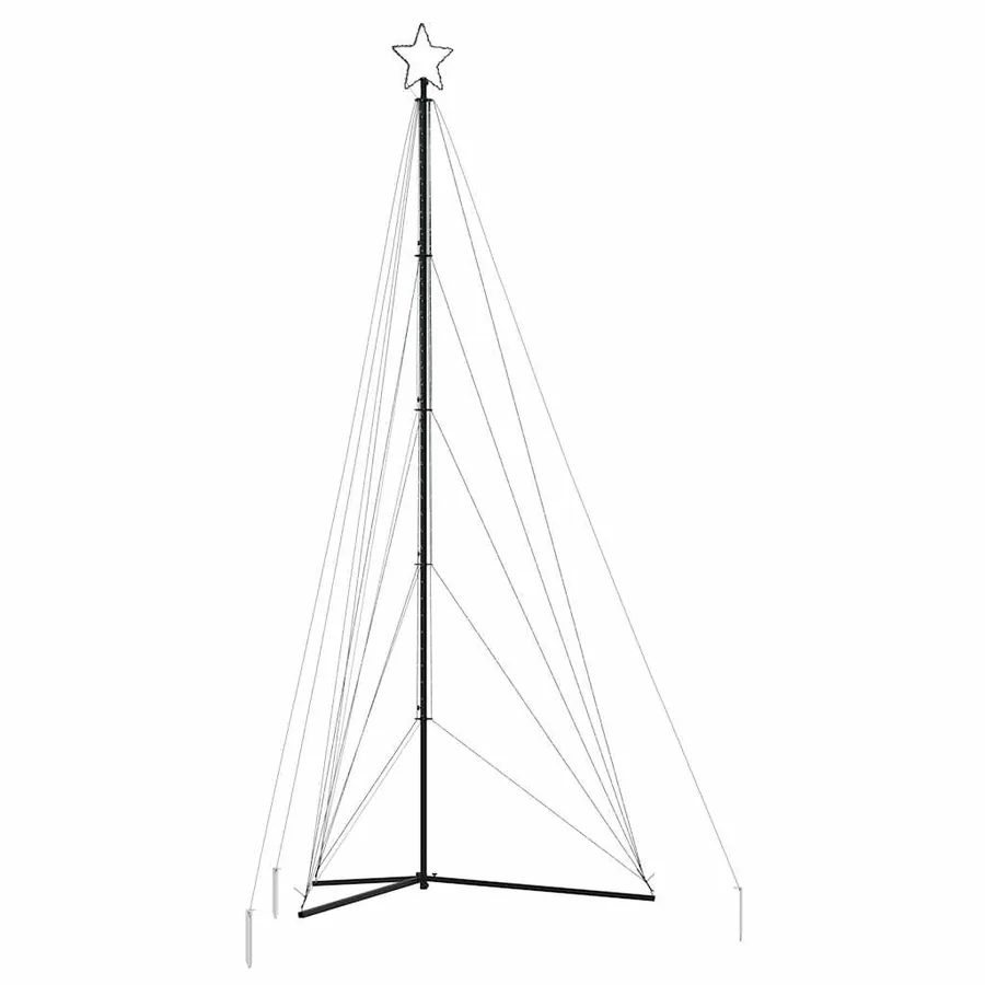 Sapin de Noël à LED 615 LED blanc froid 404,5 cm - 4