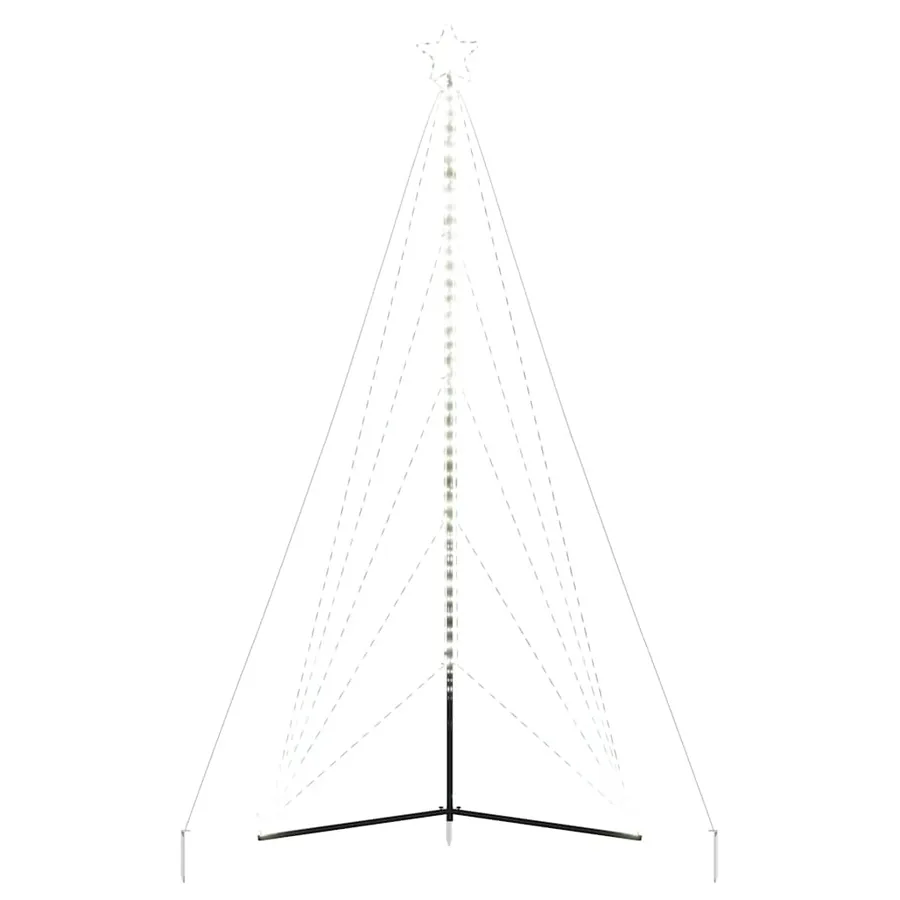 Sapin de Noël à LED 615 LED blanc froid 404,5 cm - 6