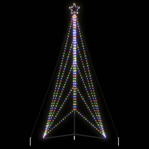 Sapin de Noël à LED 615 LED colorées 404,5 cm