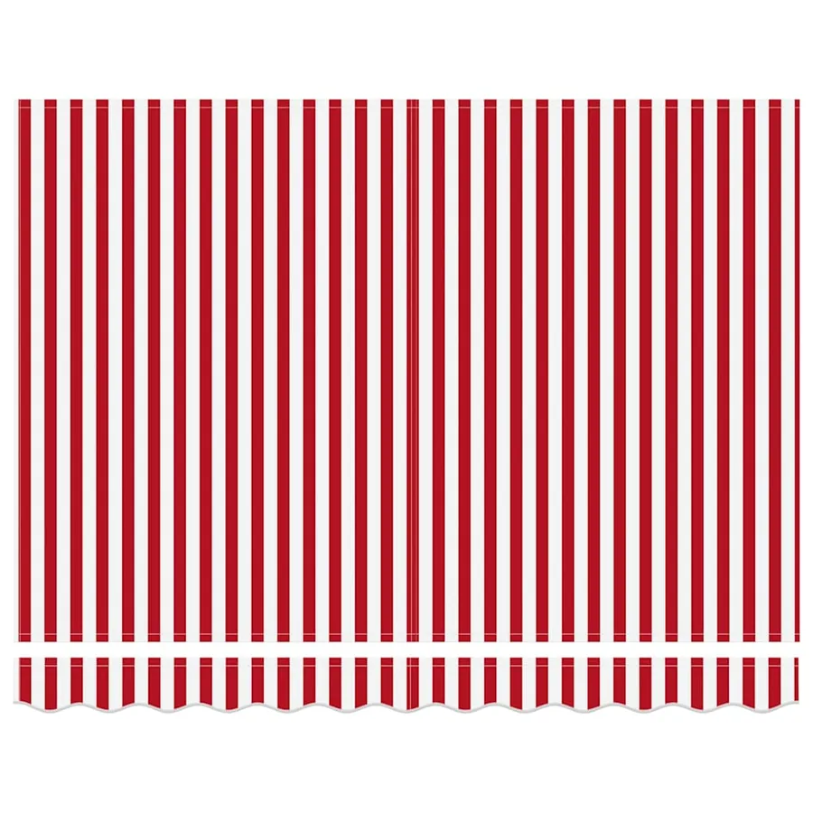 Auvent rétractable Rouge et Blanc 300 x 250 x 165 cm - 6