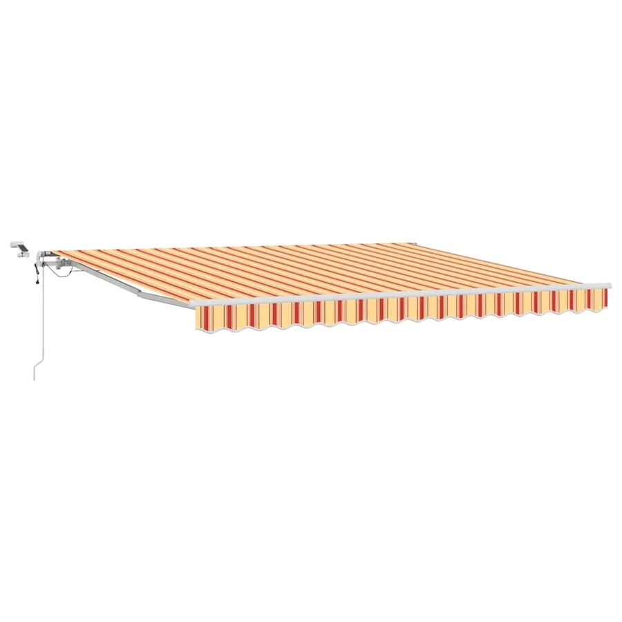 Auvent rétractable Jaune et Orange 400 × 300 cm Polyester - 2