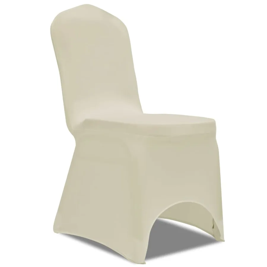 Housses élastiques de chaise Crème 18 pcs - 2