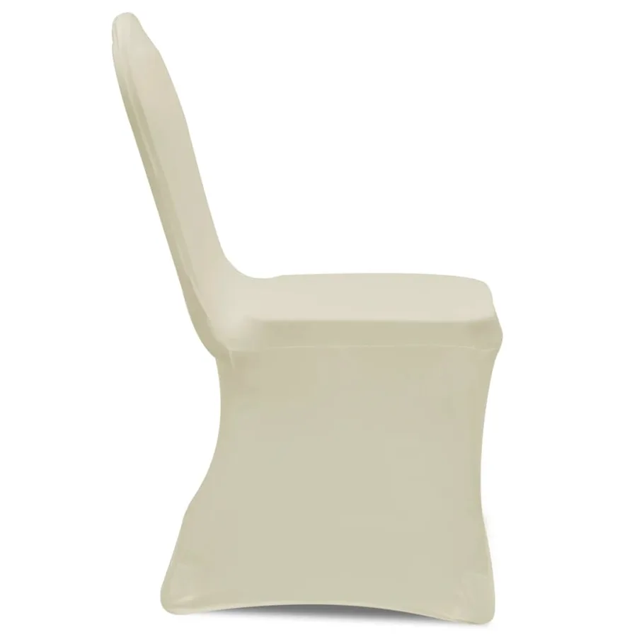Housses élastiques de chaise Crème 18 pcs - 4