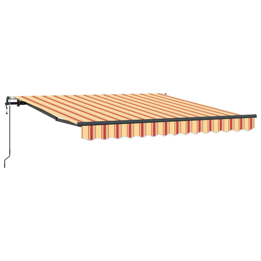 Auvent rétractable Jaune et Orange 300 x 250 cm - 2
