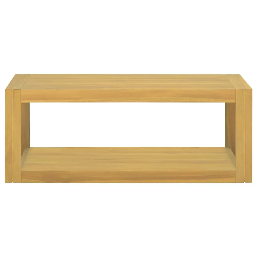 Armoire murale de salle de bain 90x45x35 cm Bois de teck solide - 2