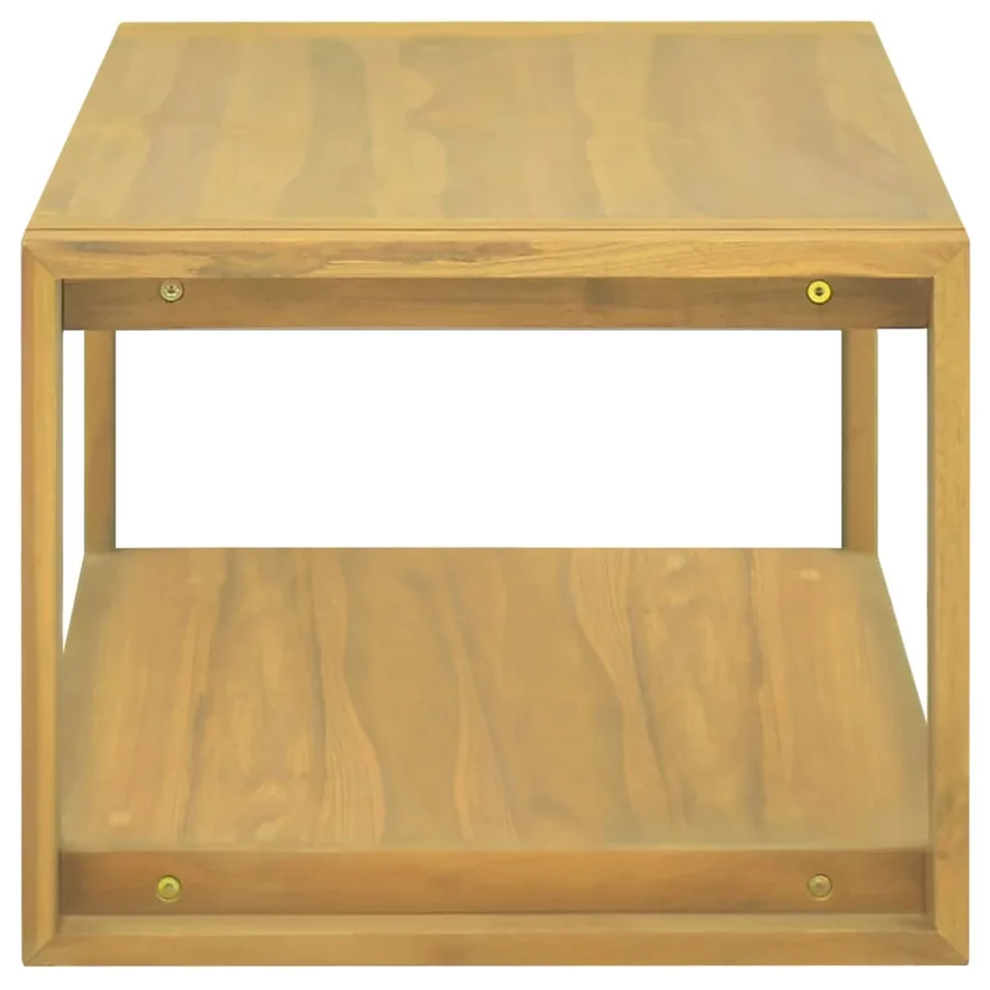 Armoire murale de salle de bain 90x45x35 cm Bois de teck solide - 3