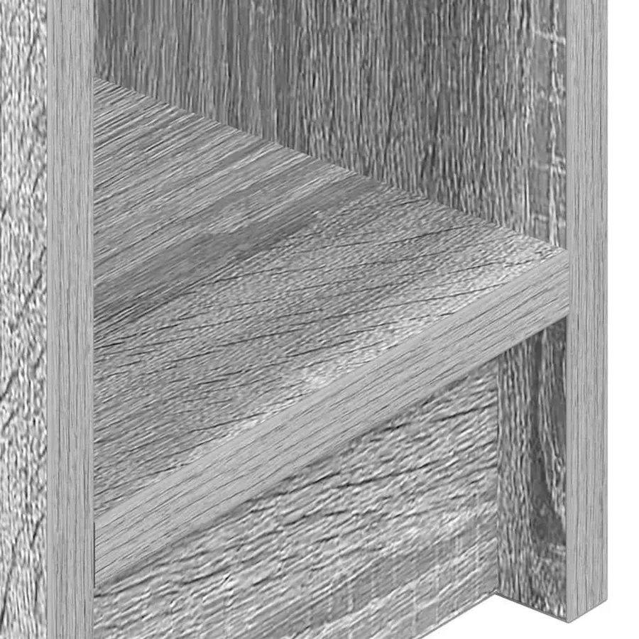Table de chevet avec tiroir sonoma gris 20x36x60 cm - 9