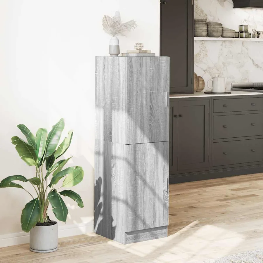 Armoire de cuisine sonoma gris 38x41,5x131,5 cm bois ingénierie - 3