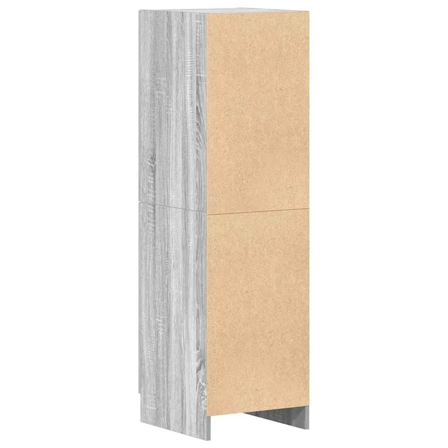 Armoire de cuisine sonoma gris 38x41,5x131,5 cm bois ingénierie - 7