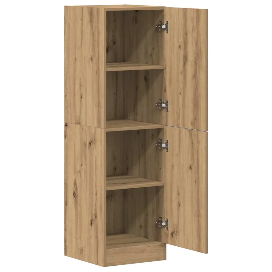 Armoire de cuisine chêne artisanal 38x41,5x131,5 cm - 5