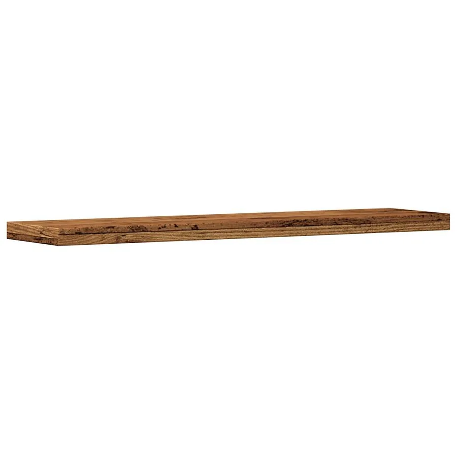 Étagères murales 4 pcs vieux bois 40x20x1,5cm bois d'ingénierie - 4