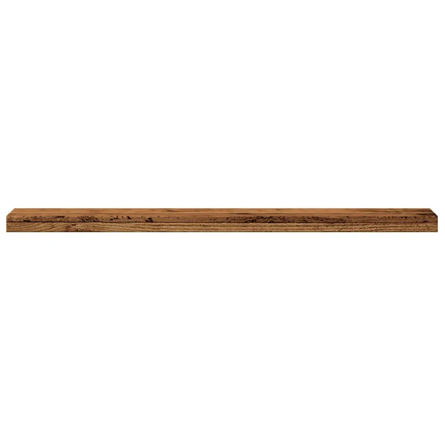 Étagères murales 4 pcs vieux bois 40x20x1,5cm bois d'ingénierie - 5