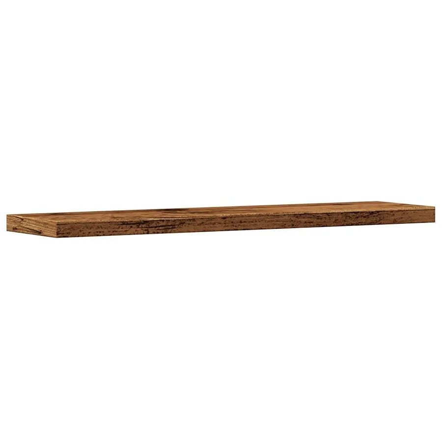 Étagères murales 4 pcs vieux bois 40x20x1,5cm bois d'ingénierie - 6