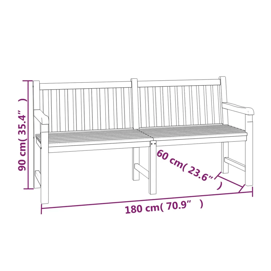Ensemble à manger de jardin 4 pcs Bois de teck massif - 11