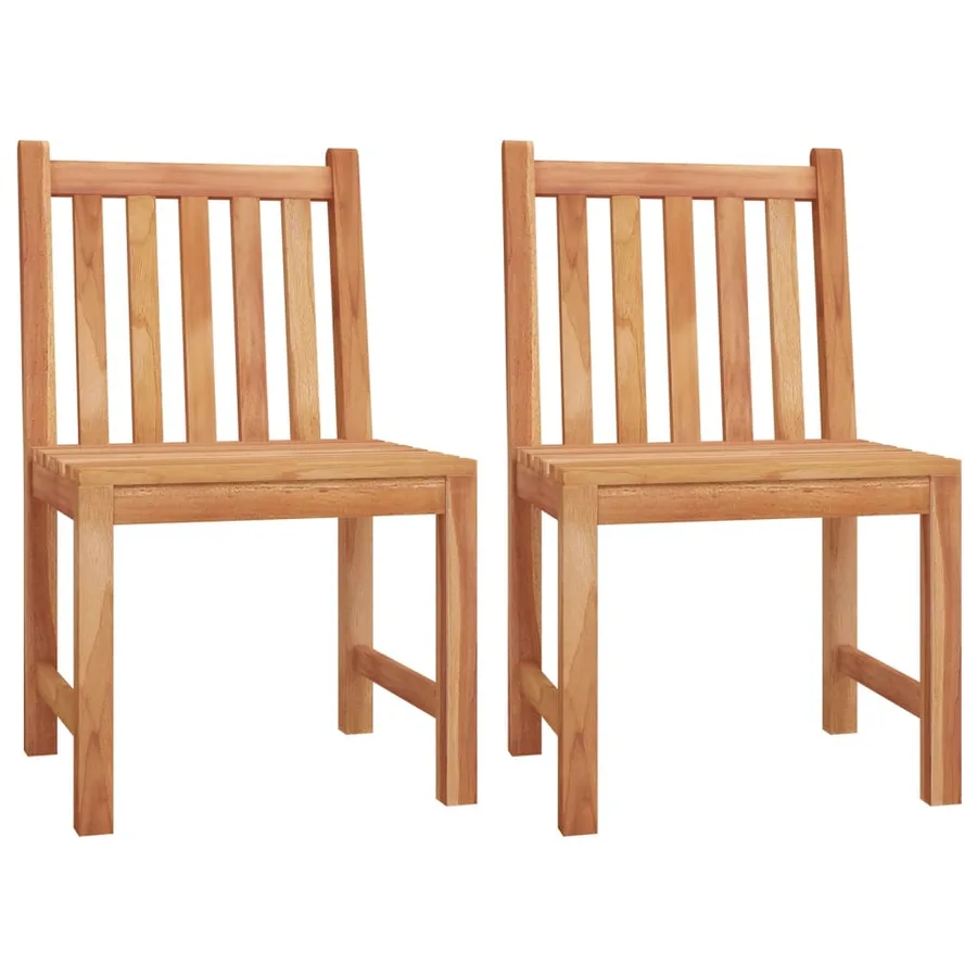 Ensemble à manger de jardin 4 pcs Bois de teck massif - 6