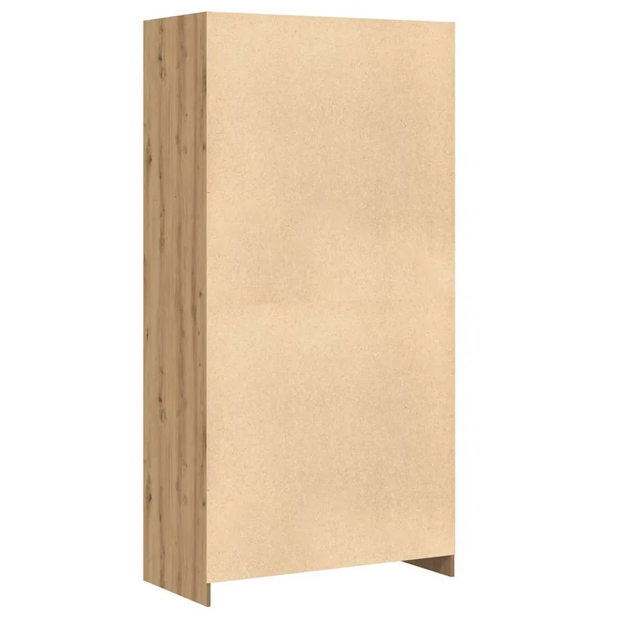 Garde-robe chêne artisanal 100x50x200 cm bois d'ingénierie - 6