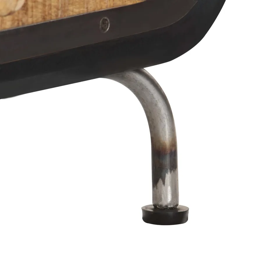 Table basse 100x50x35 cm Bois de manguier massif - 7