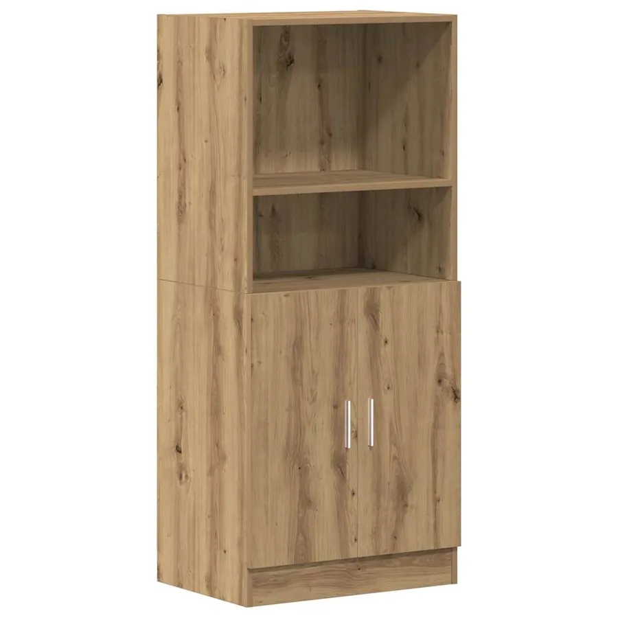 Armoire de cuisine chêne artisanal 57x41,5x131,5 cm - 2