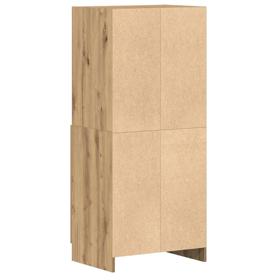 Armoire de cuisine chêne artisanal 57x41,5x131,5 cm - 7