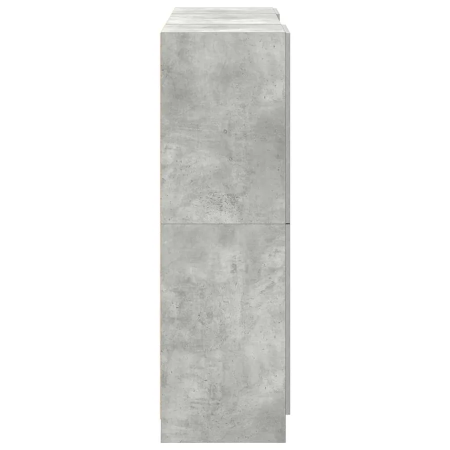 Ensemble d'armoires de cuisine 3 pcs gris béton - 8