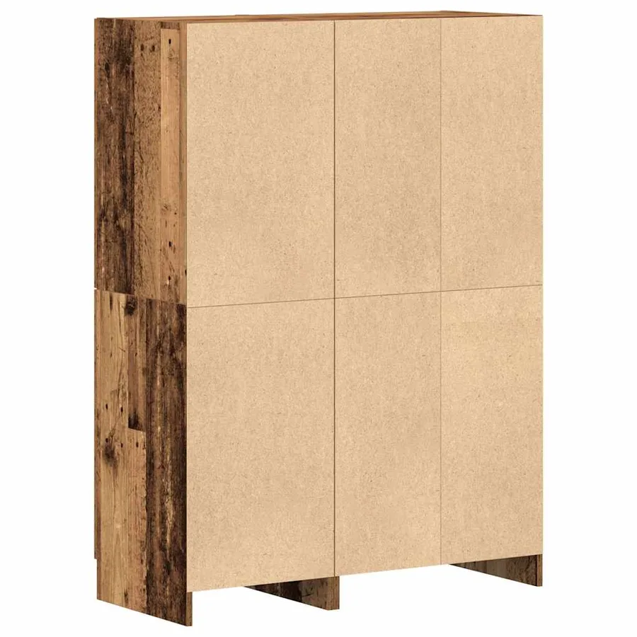 Ensemble d'armoires de cuisine 2 pcs vieux bois - 9