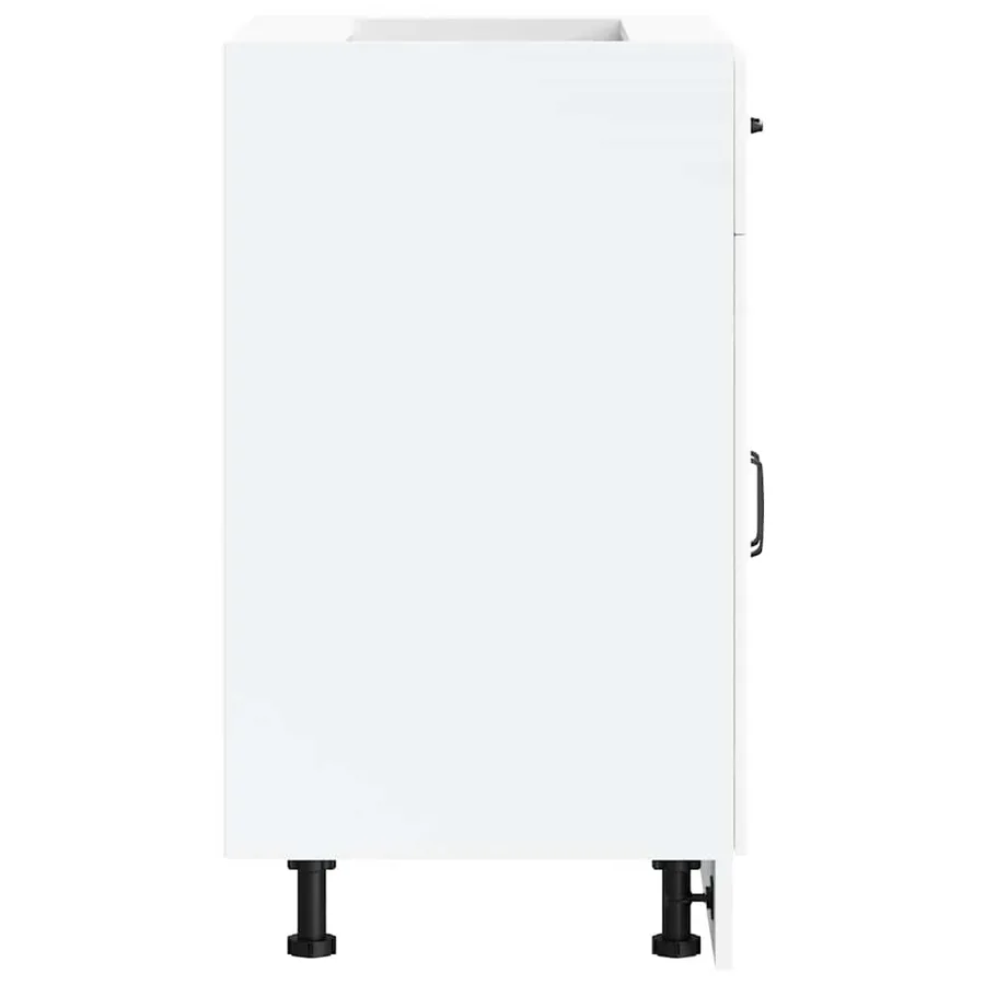 Armoire de cuisine Kalmar blanc bois d'ingénierie - 5