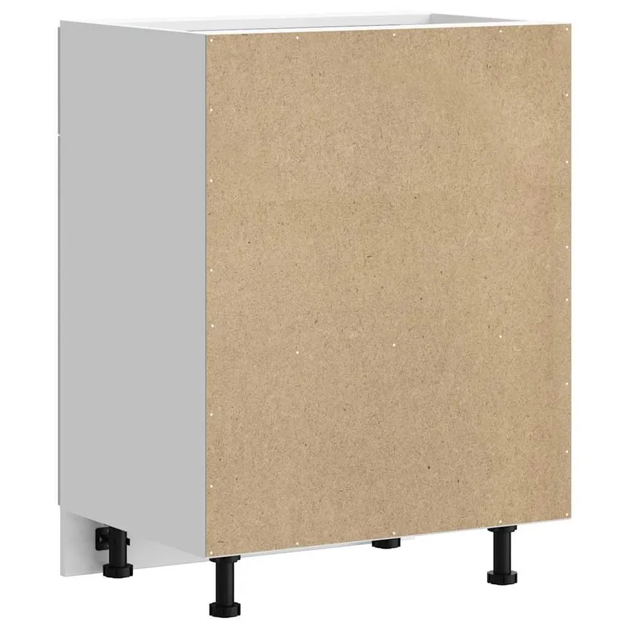 Armoire de cuisine Kalmar blanc bois d'ingénierie - 6