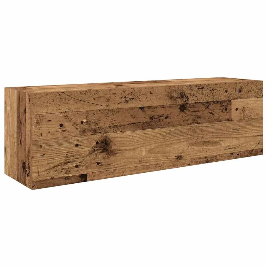 Armoire murale de bain vieux bois 100x25x30cm bois d'ingénierie - 2