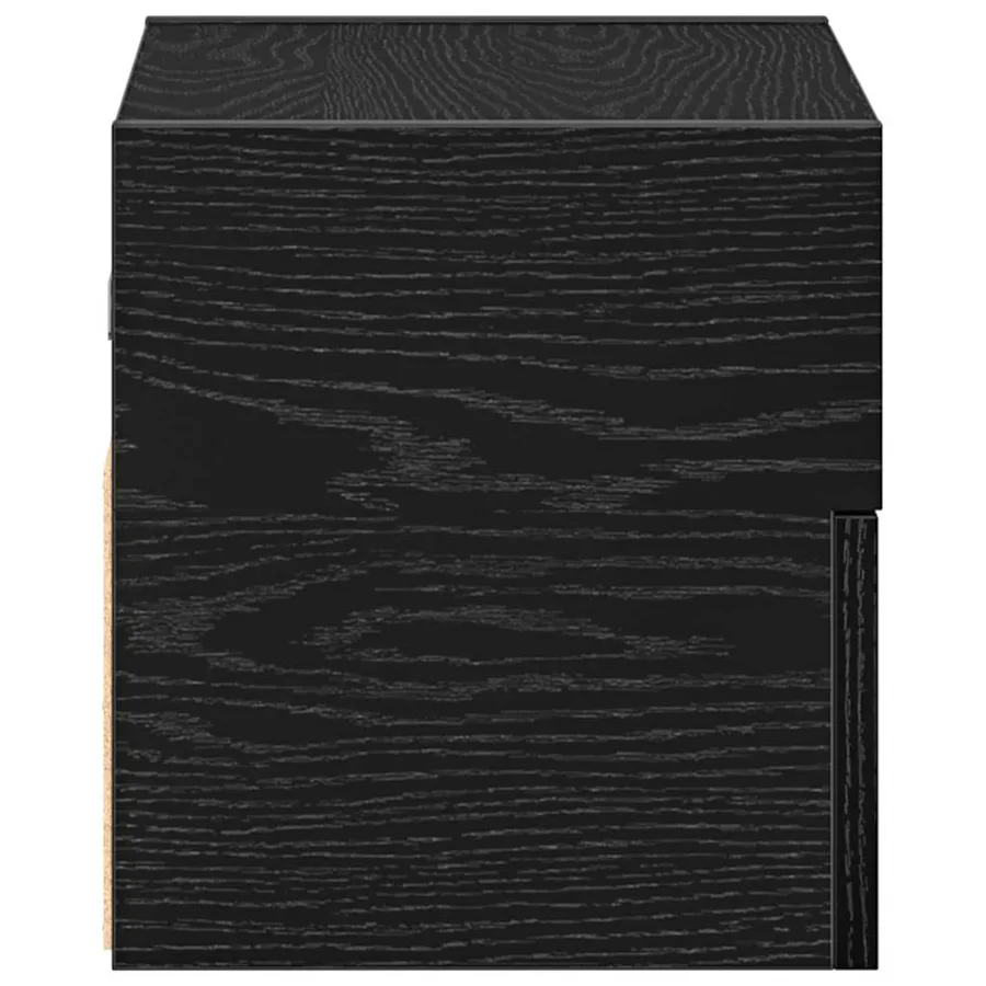 Tables de chevet murales 2 pcs noir 45x26x28,5 cm - 6
