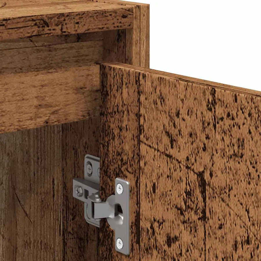 Ensemble de meubles salle de bain 2 pcs bois d'ingénierie - 9