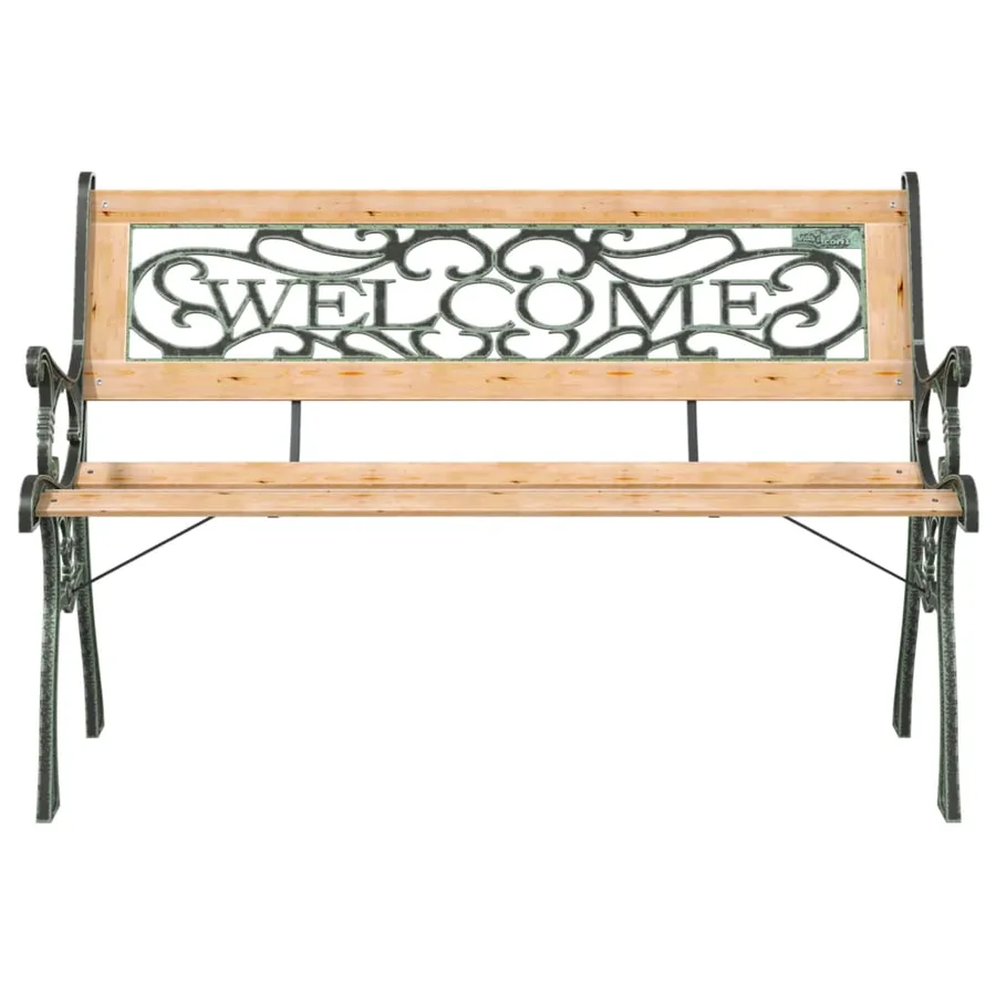 Banc de jardin 122 cm Bois de sapin massif - 4
