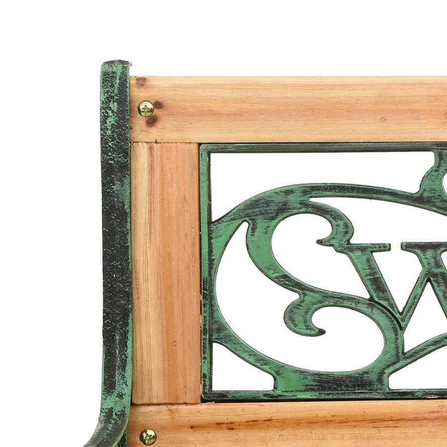 Banc de jardin 122 cm Bois de sapin massif - 7