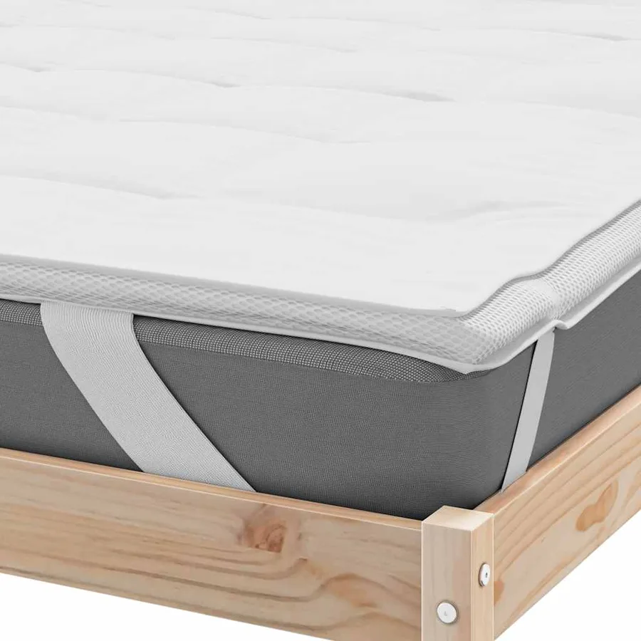 Protège-matelas blanc 140x220 cm - 5