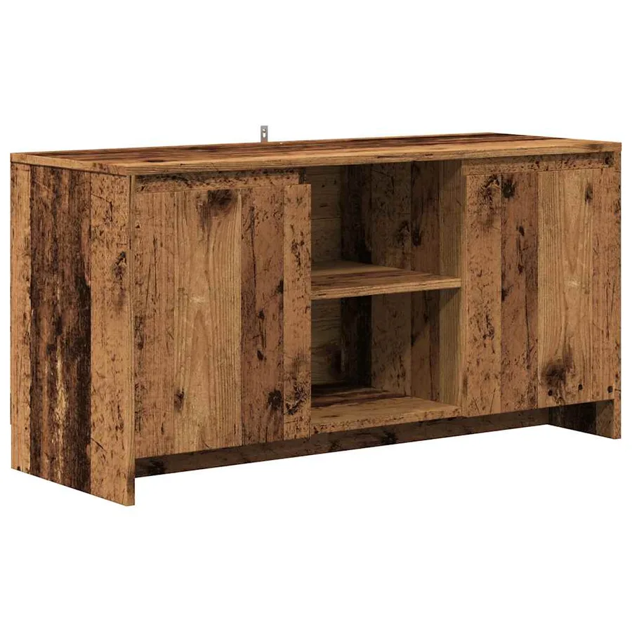 Meuble TV vieux bois 102x37,5x52,5 cm bois d'ingénierie - 2