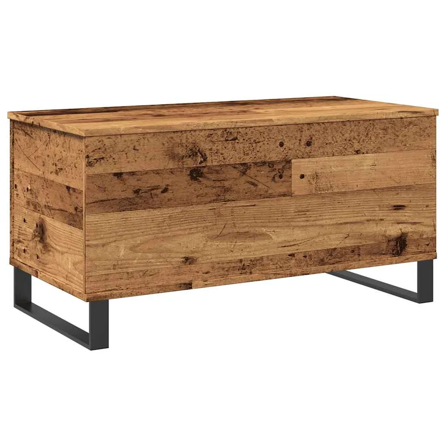 Table basse vieux bois 90x44,5x45 cm bois d'ingénierie - 2