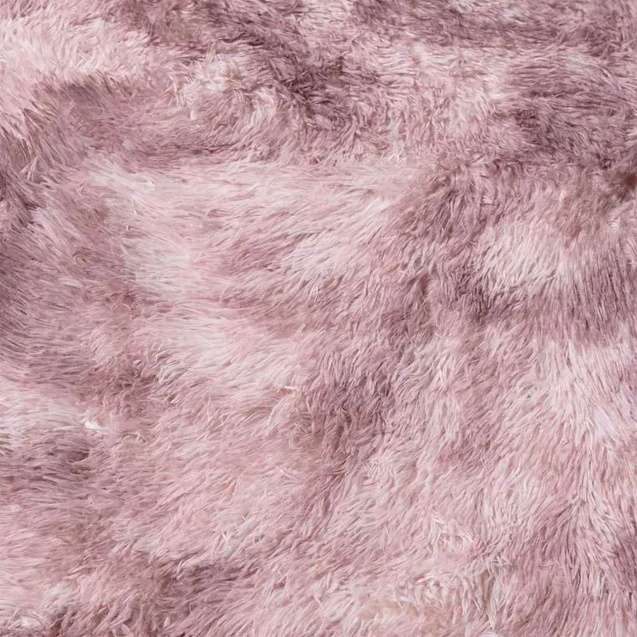 Tapis Shaggy à poils longs NAVARRA rose poudré 240x340 cm - 9