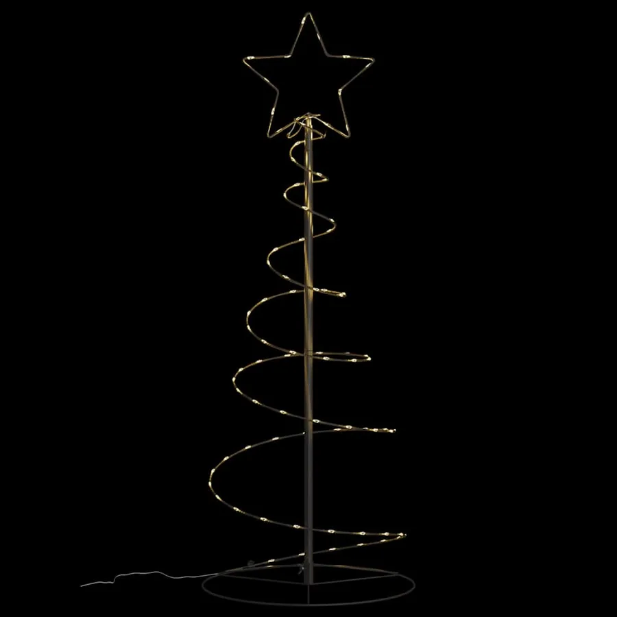 Sapin de Noël à LED 80 LED blanc chaud 120 cm - 7