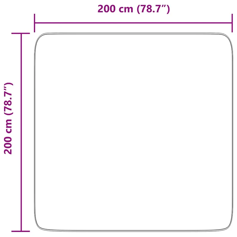 Tapis Shaggy à poils longs NAVARRA rose poudré 200x200 cm - 10
