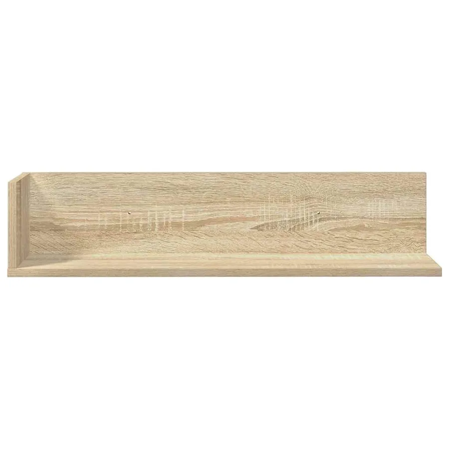 Étagères murales 2 pcs chêne sonoma 75x16,5x16,5 cm - 4