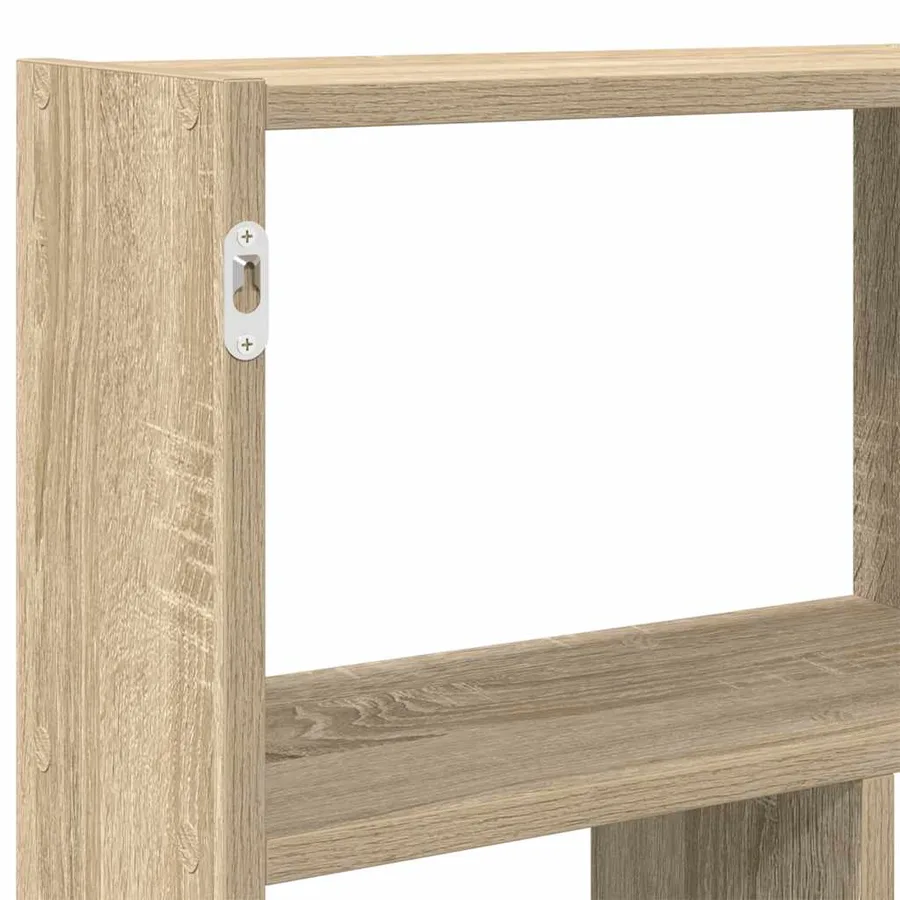 Étagère cube murale 12 compartiments chêne sonoma - 7