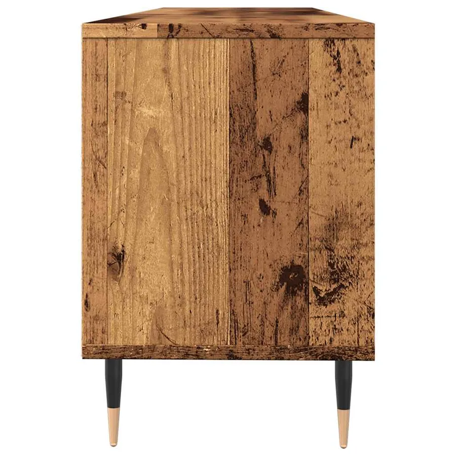 Meuble TV vieux bois 150x30x44,5 cm bois d'ingénierie - 6